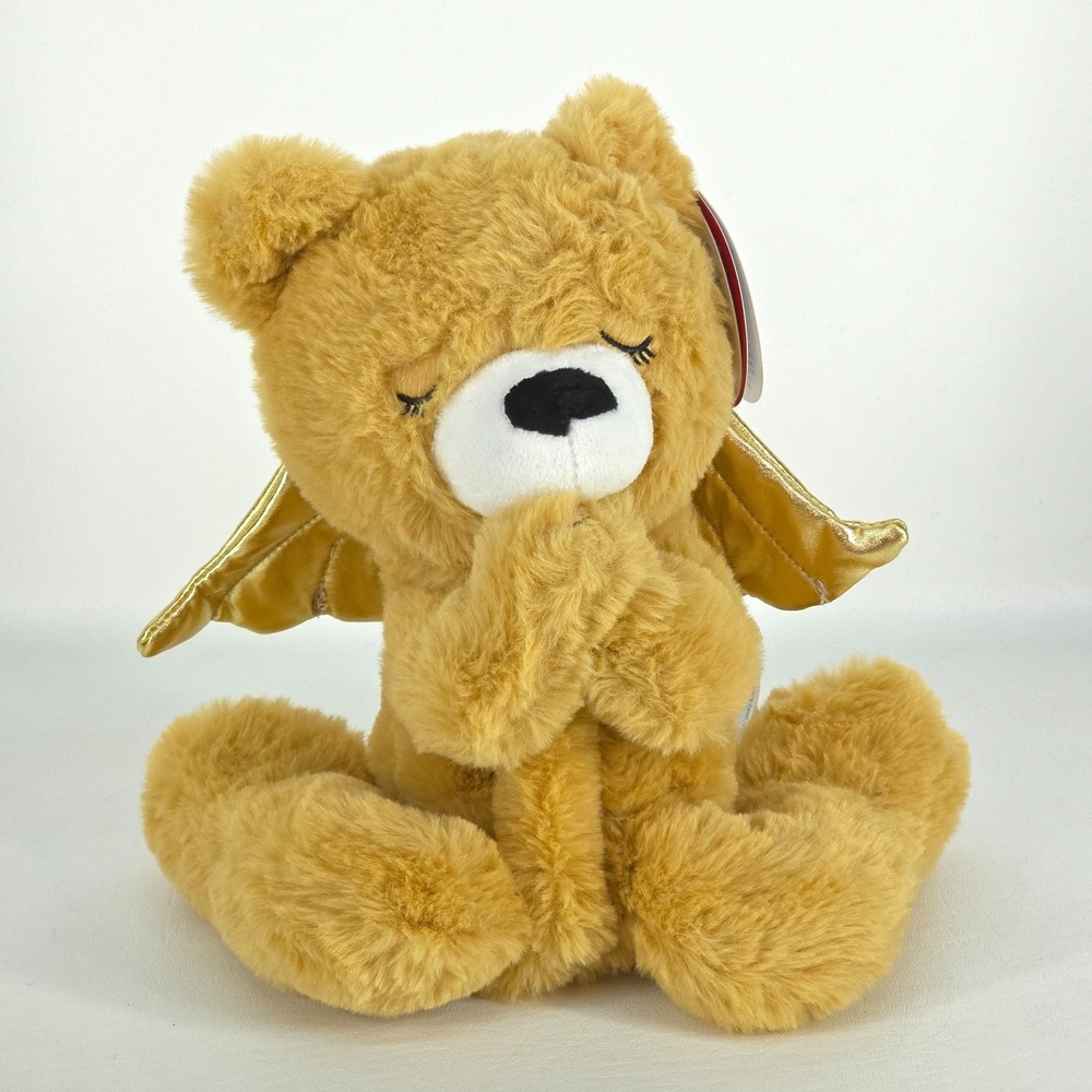 Winter Wonder Lane Animated Praying Angel Bear Plush‎ Silent Night Tested VIDEO